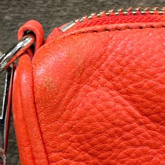 Rebecca Minkoff Mini MAC Crossbody – Flame Orange Leather - Picture 4 of 9